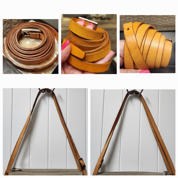 CELINE Macadam C Dual Pouch Suede Shoulder Bag - Picture 11 of 12